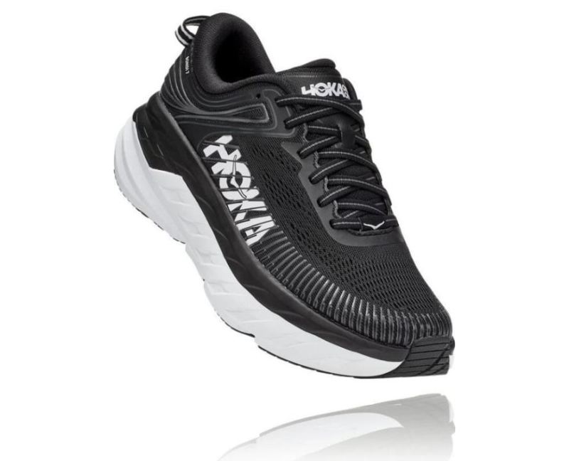 Hoka | Men's Bondi 7 Black / White