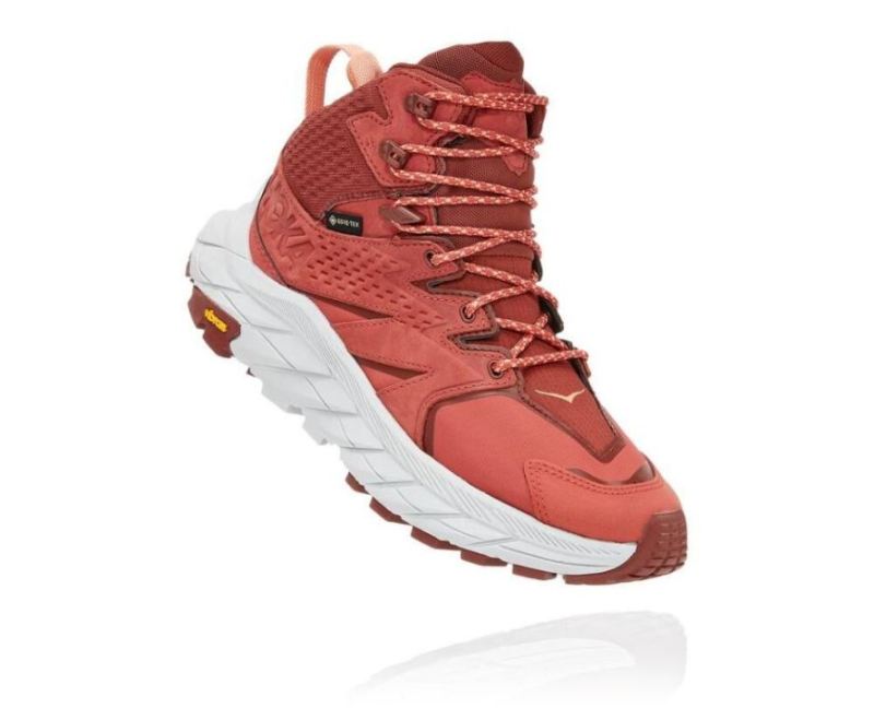 Hoka | Men's Anacapa Mid GORE-TEX Hot Sauce / Cherry Mahogany