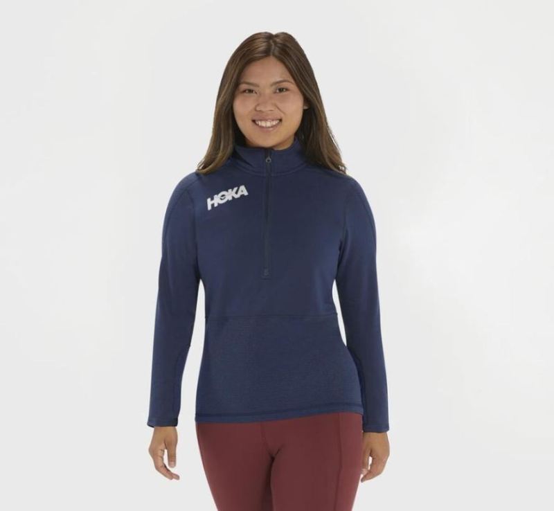 Hoka | Women's 1/2 Zip Midlayer Moonlit Ocean