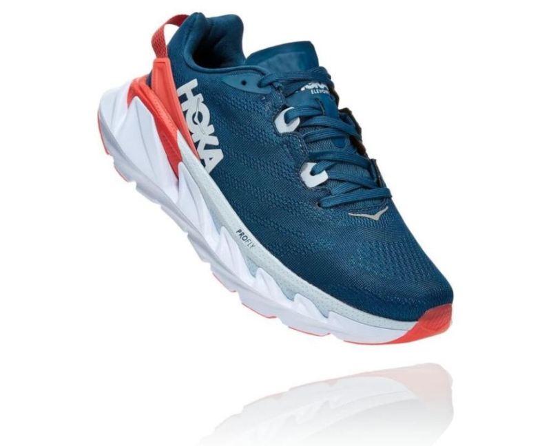 Hoka | Women's Elevon 2 Moroccan Blue / Hot Coral