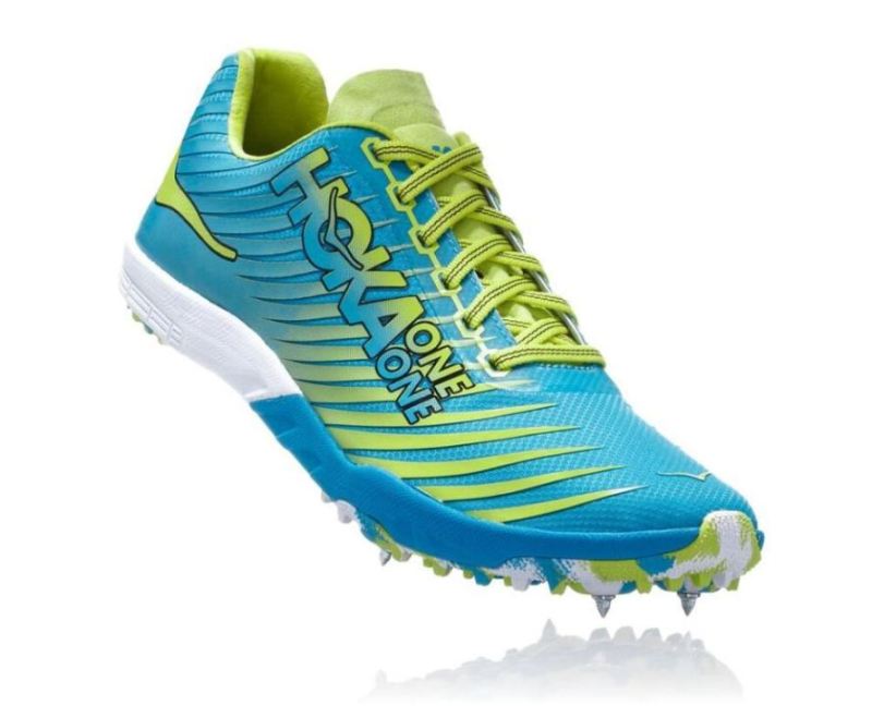 Hoka | Women's EVO XC Spike Cyan / Citrus