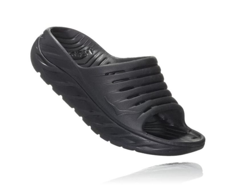 Hoka | Men's WoORA Recovery Slide 2 Black / Black