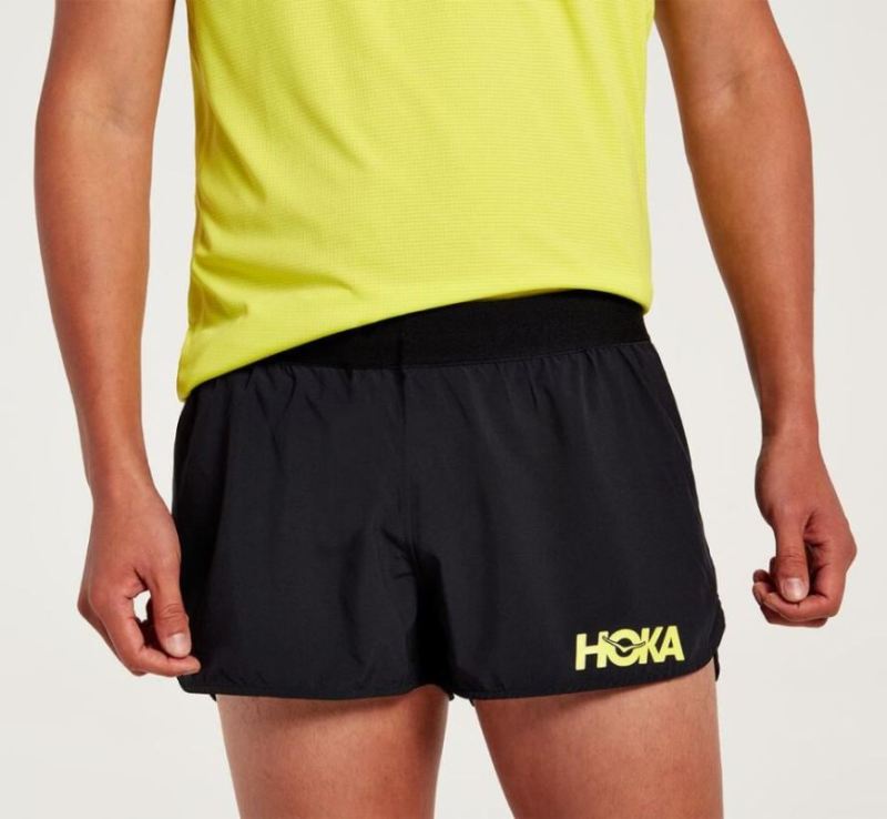 Hoka | Men's Performance Woven 2" Short Black