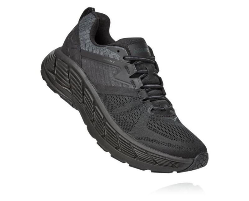 Hoka | Women's Gaviota 2 Road Running Shoe Black / Dark Shadow