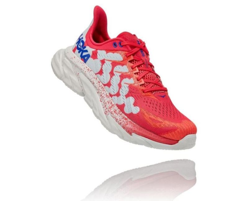 Hoka | Men's Clifton Edge Geometric Paradise Pink / Blue Flower