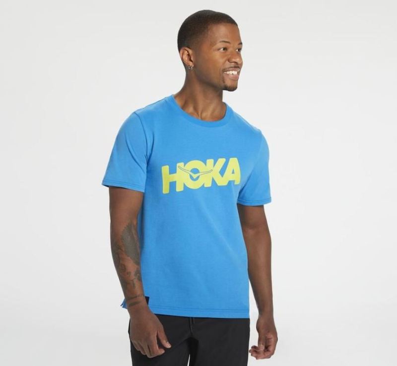 Hoka | Men's Brand Tee Diva Blue