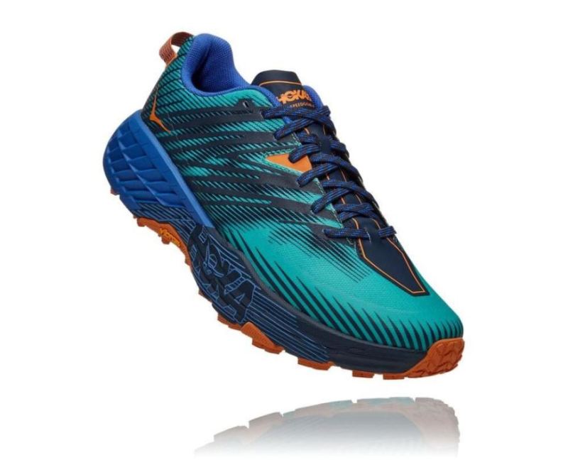 Hoka | Men's Speedgoat 4 Atlantis / Dazzling Blue