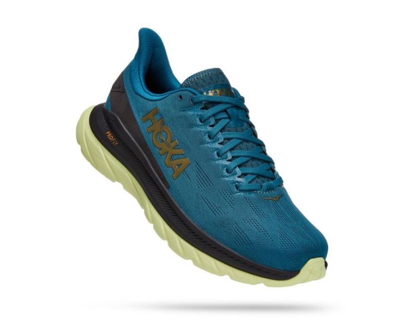 HOKA | MEN'S MACH 4 BLUE CORAL / BLACK