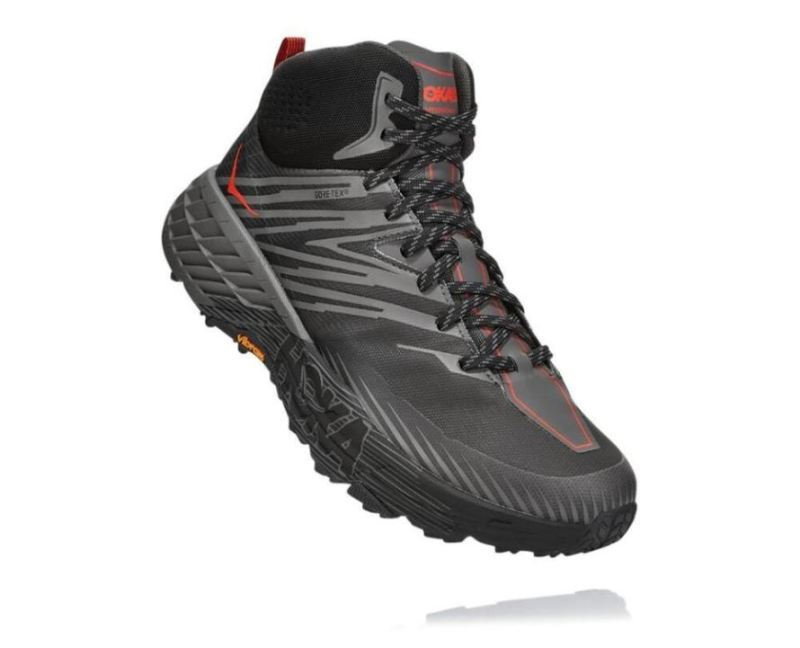 Hoka | Men's Speedgoat Mid GORE-TEX 2 Anthracite / Dark Gull Grey