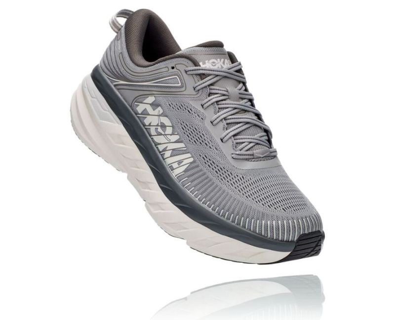 HOKA | MEN'S BONDI 7 WILD DOVE / DARK SHADOW