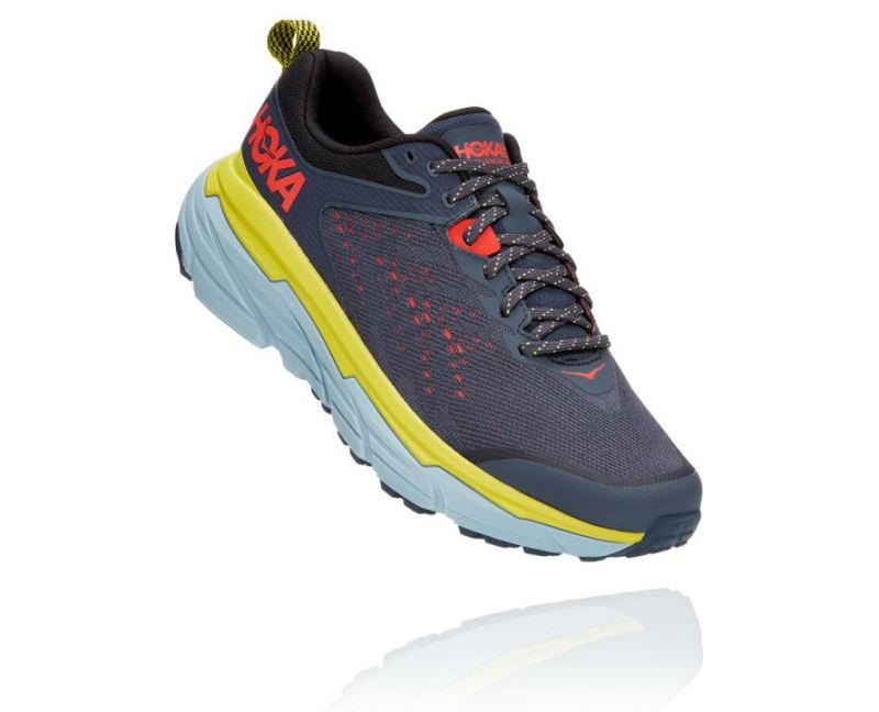 HOKA | MEN'S CHALLENGER ATR 6 OMBRE BLUE / GREEN SHEEN