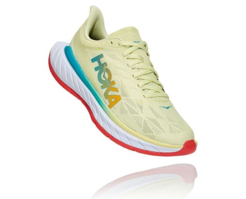 Hoka | Women's Carbon X 2 Luminary Green / Hot Coral