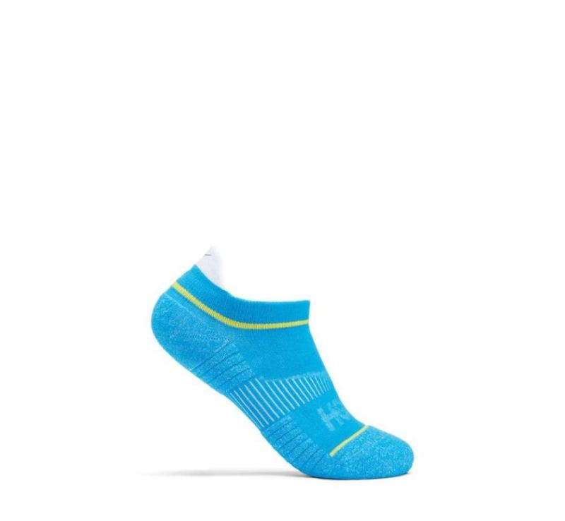 Hoka | Women's No-Show Run Sock Diva Blue / Citrus