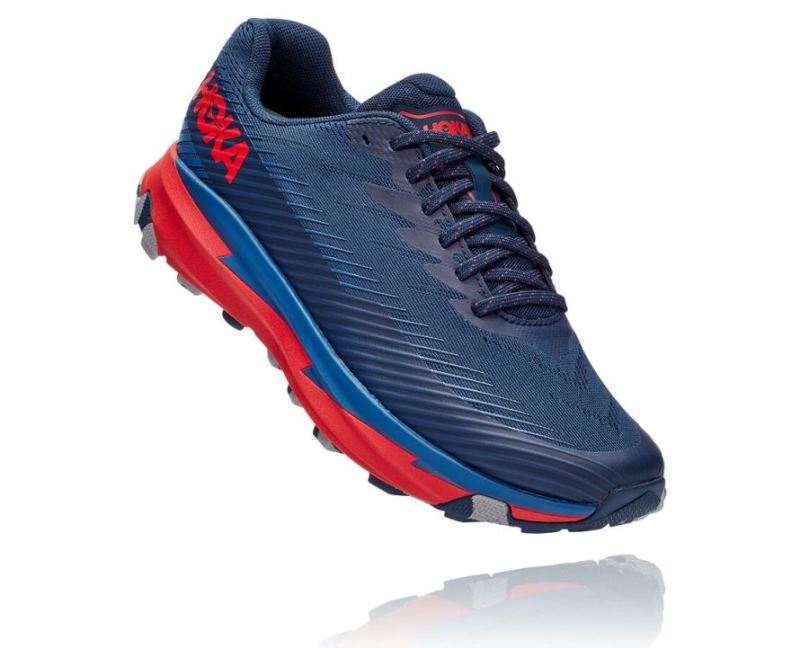 HOKA | MEN'S TORRENT 2 MOONLIT OCEAN / HIGH RISK RED