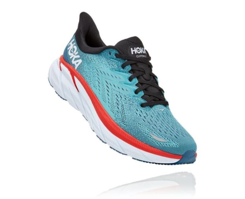 Hoka | Women's Clifton 8 Real Teal / Aquarelle