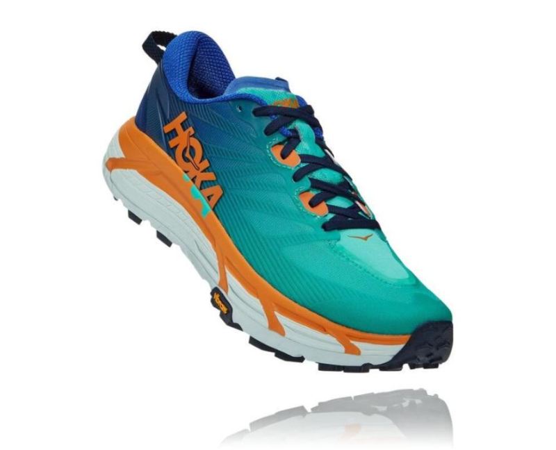 Hoka | Men's Mafate Speed 3 Dazzling Blue / Desert Sun