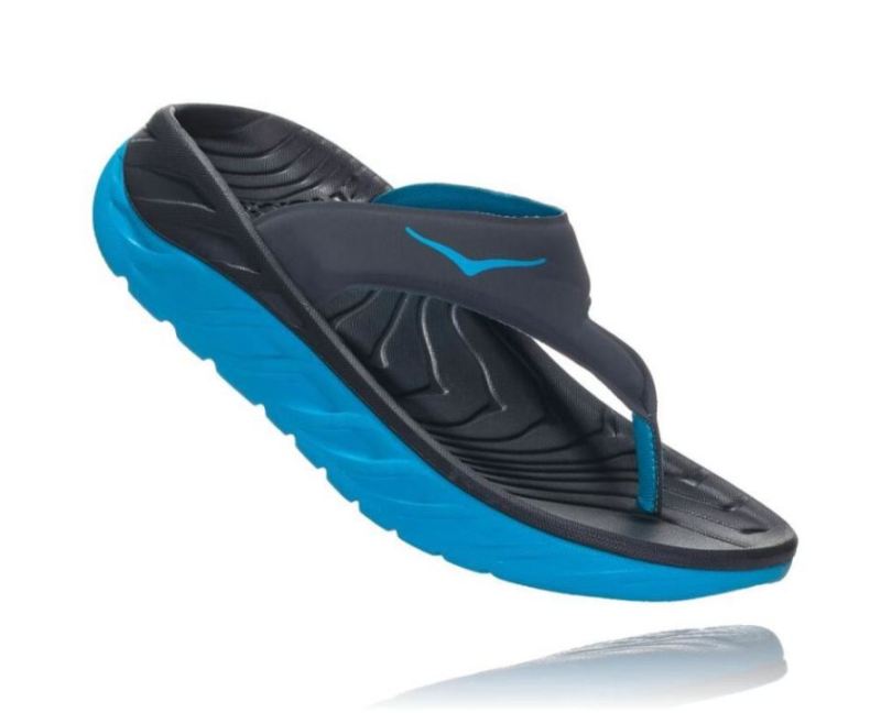 Hoka | Women's ORA Recovery Flip Ebony / Dresden Blue