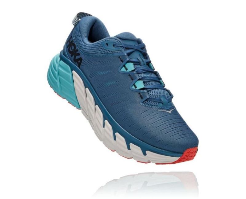 Hoka | Men's Gaviota 3 Road Running Shoe Real Teal / Aquarelle