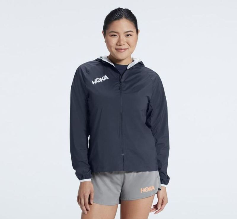 Hoka | Women's Full-Zip Wind Jacket Outerspace