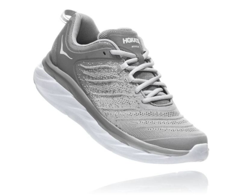 Hoka | Men's Akasa Versatile Sneaker Frost Gray /Silver Sconce