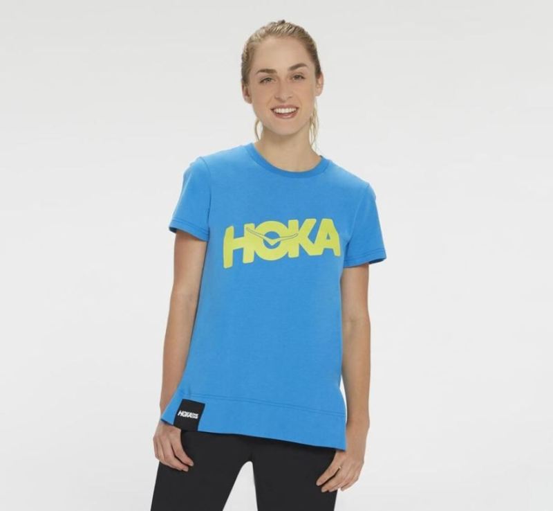 Hoka | Women's Brand Tee Diva Blue