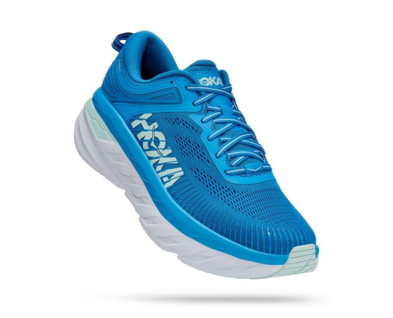 HOKA | MEN'S BONDI 7 IBIZA BLUE / BLUE GLASS