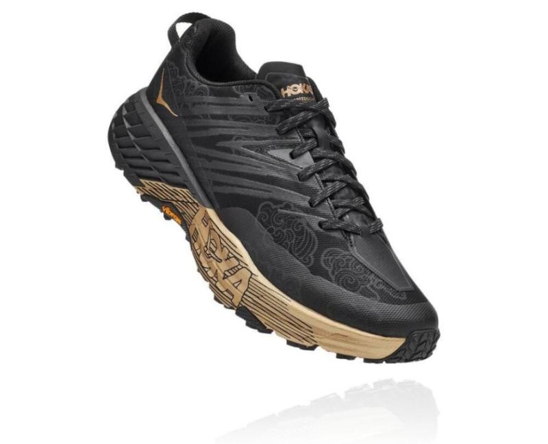 Hoka | Women's Speedgoat 4 CNY Black / Gold