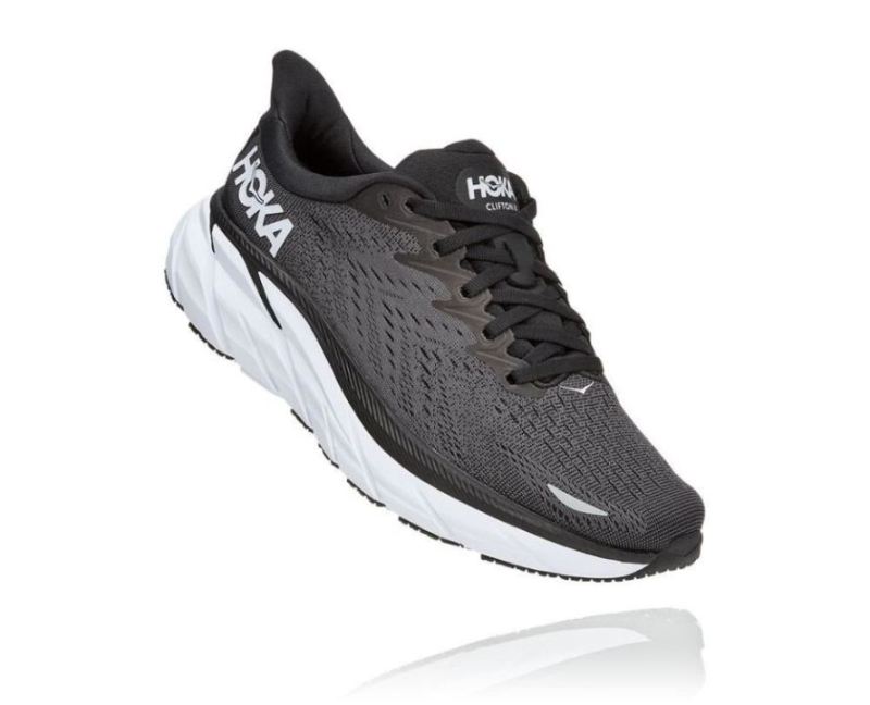 Hoka | Women's Clifton 8 Black / White