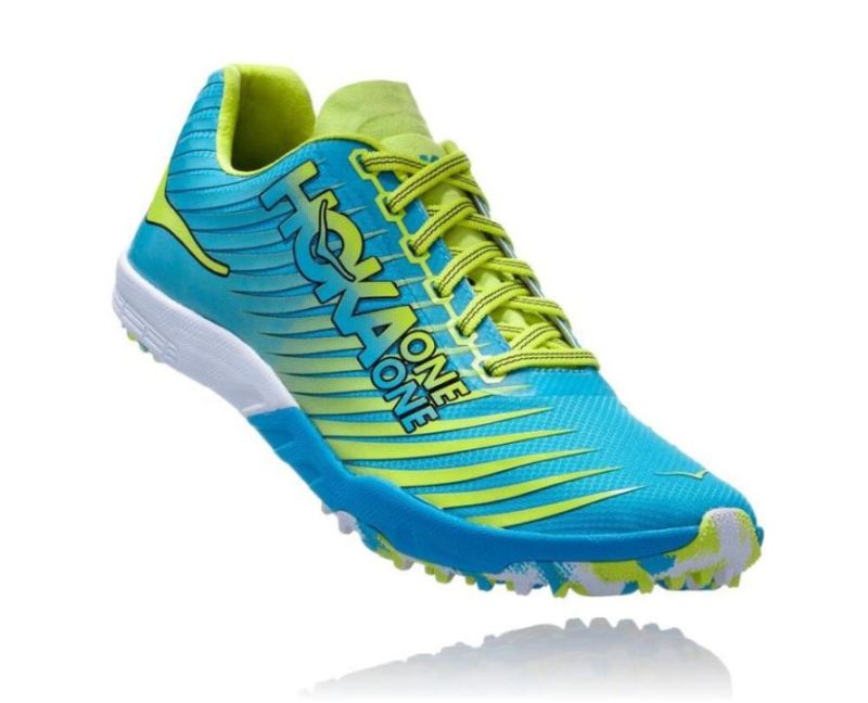 Hoka | Men's EVO XC Spikeless Cyan / Citrus