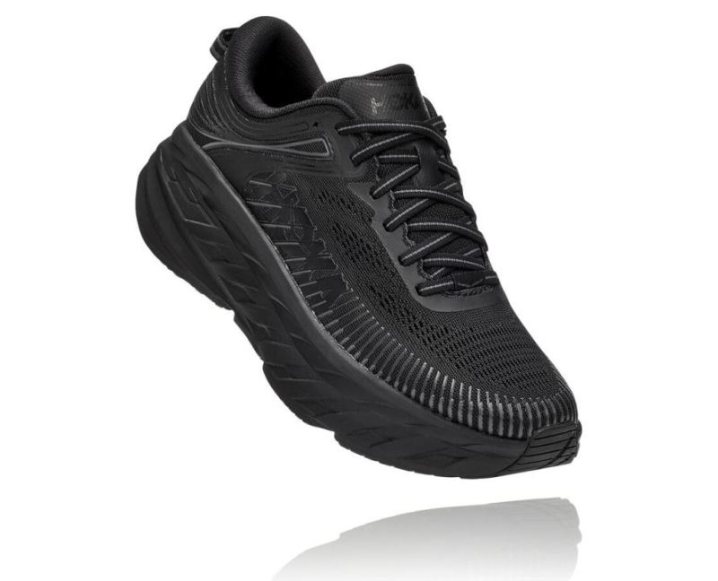 HOKA | WOMEN'S BONDI 7 BLACK / BLACK