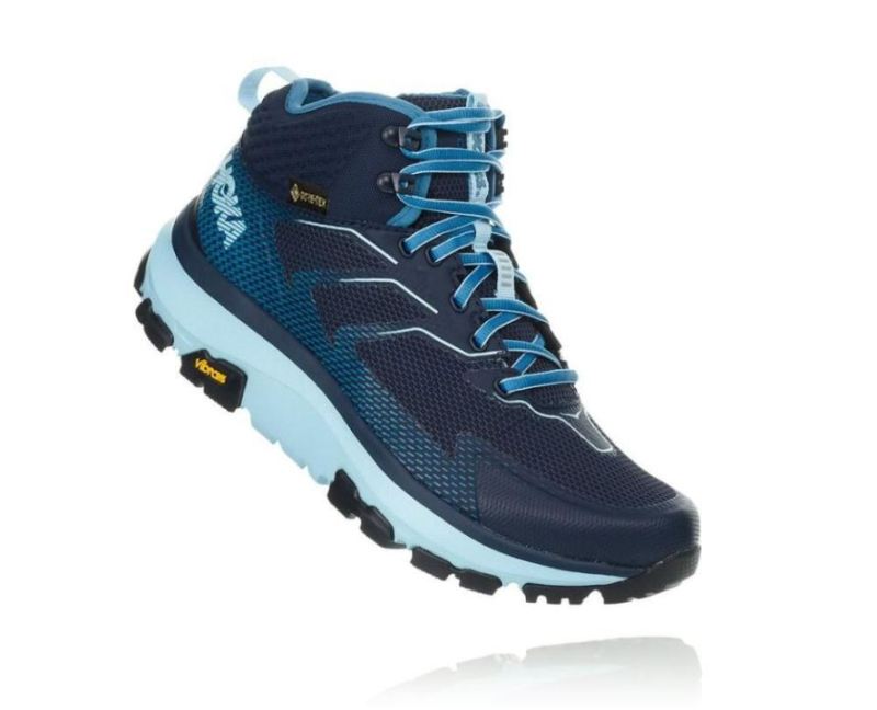 Hoka | Women's Toa GORE-TEX Black Iris / Aquamarine