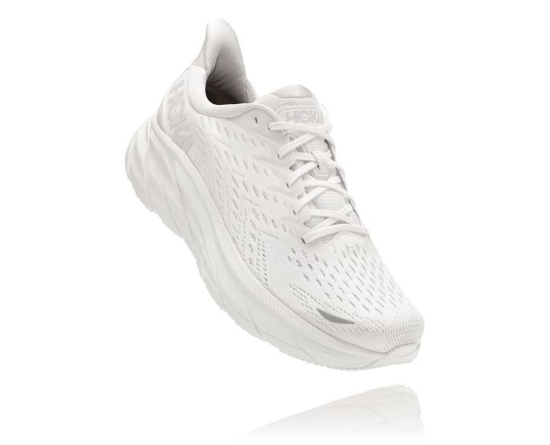 HOKA | WOMEN'S CLIFTON 8 WHITE / WHITE