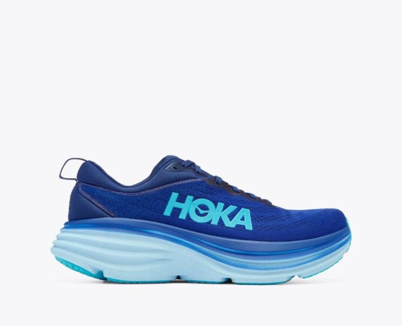 Hoka | Men's Bondi 8-Bellwether Blue / Bluing