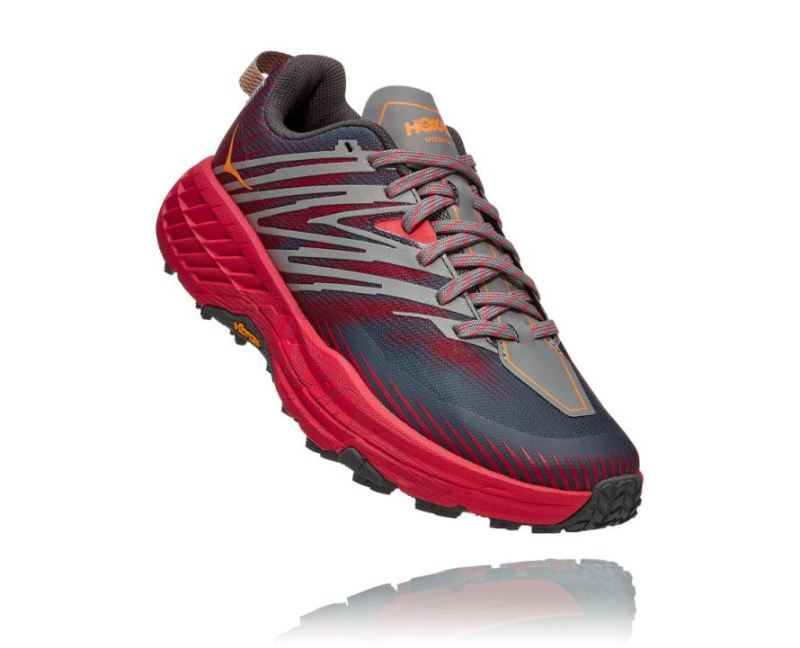 HOKA | WOMEN'S SPEEDGOAT 4 CASTLEROCK / PARADISE PINK