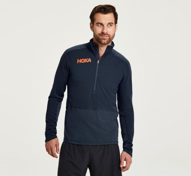 Hoka | Men's 1/2 Zip Midlayer Outerspace