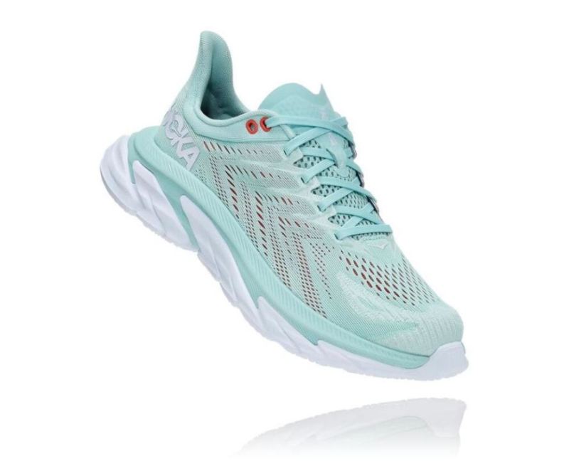 Hoka | Women's Clifton Edge Eggshell Blue / White