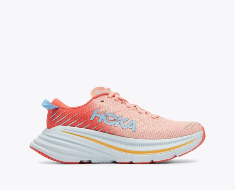 Hoka | Women's Bondi X-Camellia / Peach Parfait