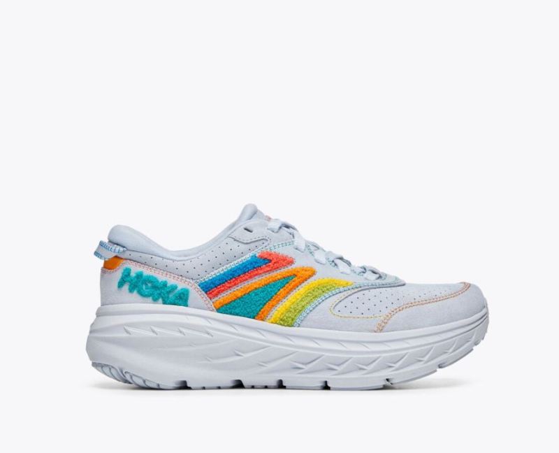 Hoka | Men's Bondi L Embroidery-Arctic Ice / Atlantis