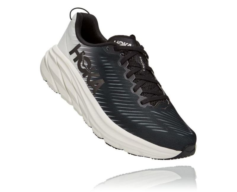 HOKA | MEN'S RINCON 3 BLACK / WHITE