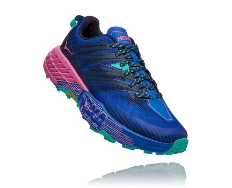 Hoka | Women's Speedgoat 4 Dazzling Blue / Phlox Pink