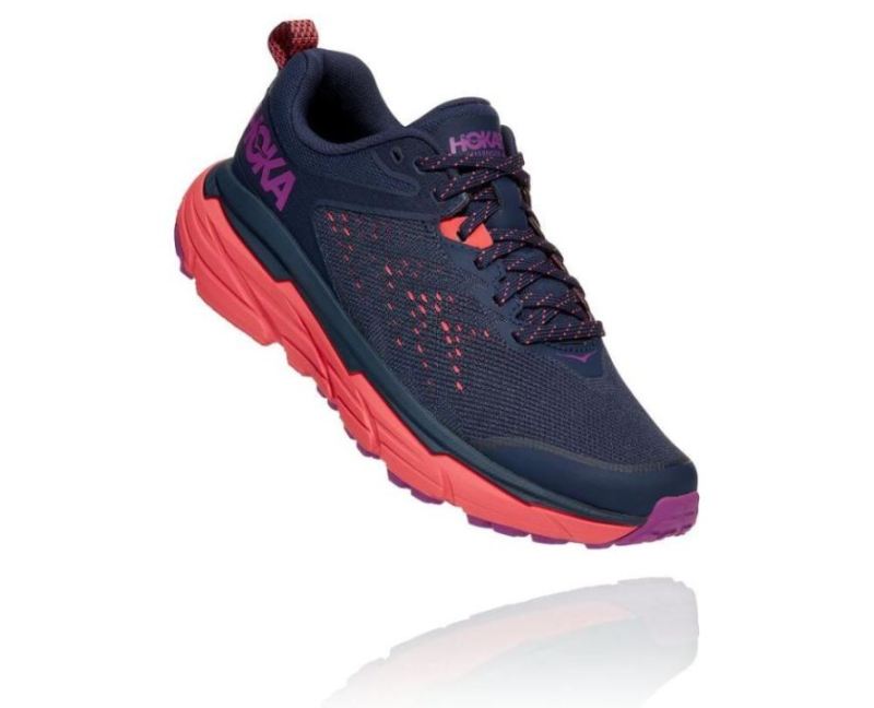 Hoka | Women's Challenger ATR 6 Black Iris / Hot Coral