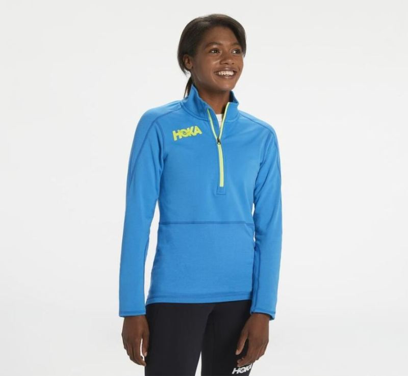 Hoka | Women's 1/2 Zip Midlayer Diva Blue