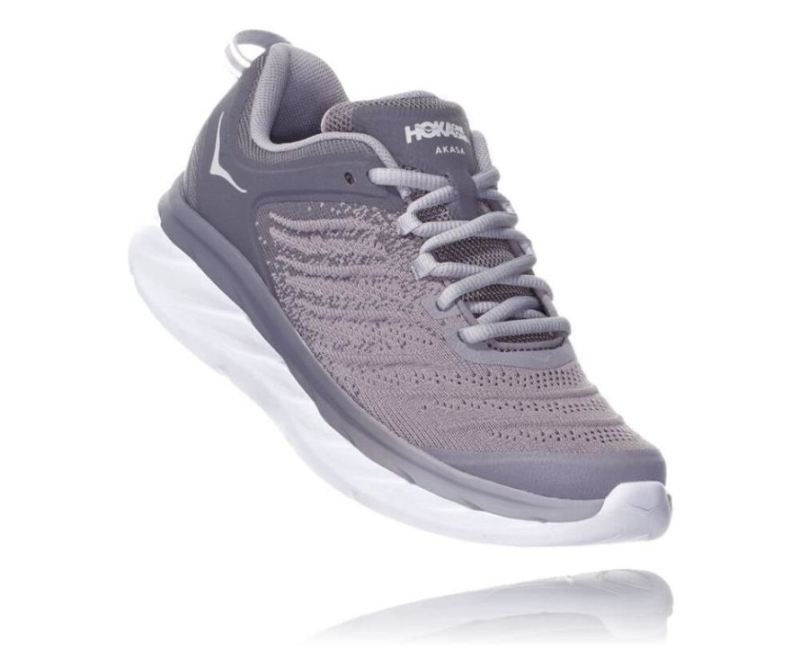 Hoka | Women's WoAkasa Versatile Sneaker Frost Gray /Silver Sconce