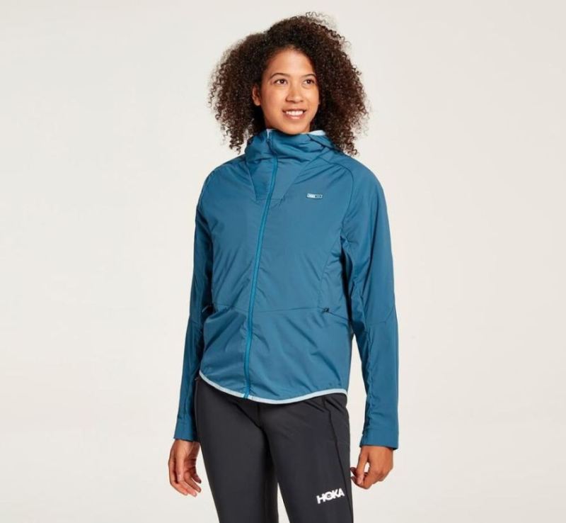 Hoka | Women's Hybrid Run Jacket Moroccan Blue