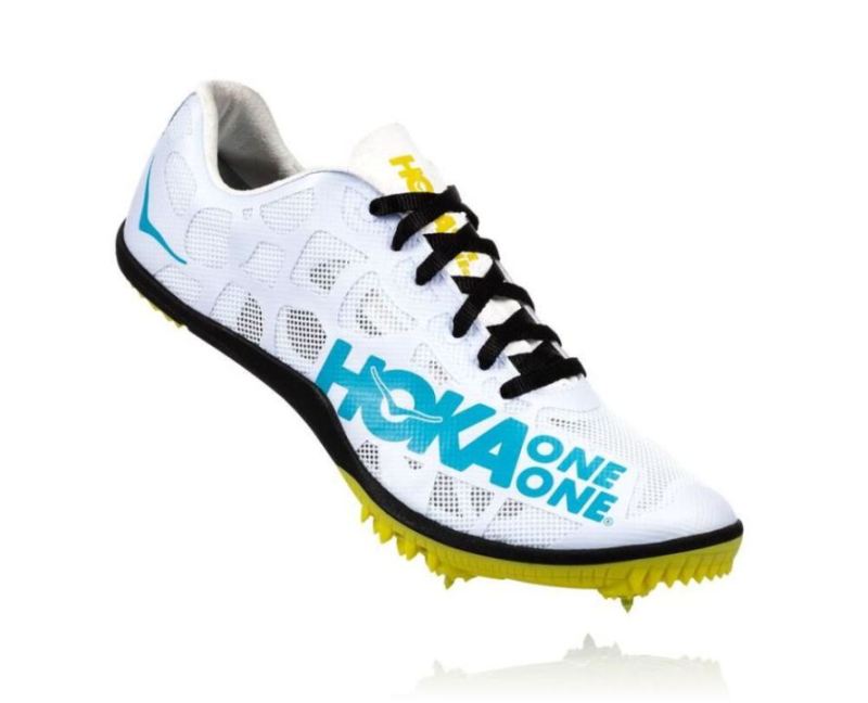 Hoka | Men's Rocket MD Track Spikes Black / Cyan