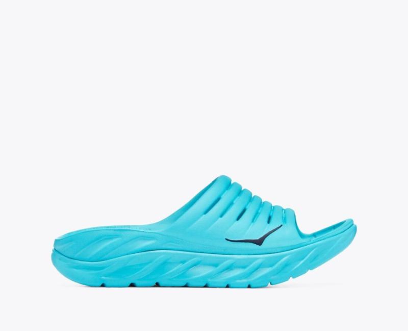 Hoka | Women's Ora Recovery Slide-Scuba Blue / Bellwether Blue