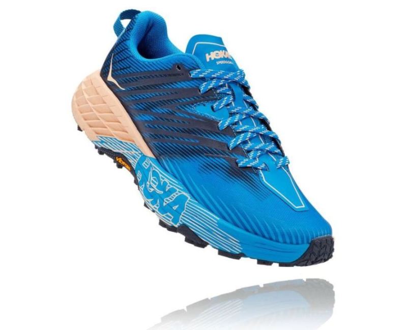 Hoka | Women's Speedgoat 4 Indigo Bunting / Bleached Apricot