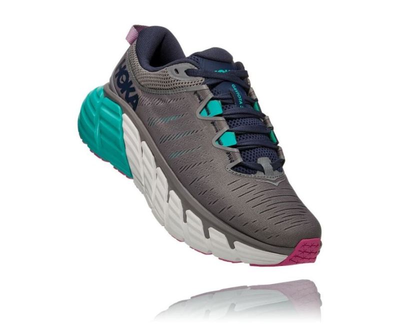 HOKA | WOMEN'S GAVIOTA 3 SHARKSKIN / OUTER SPACE