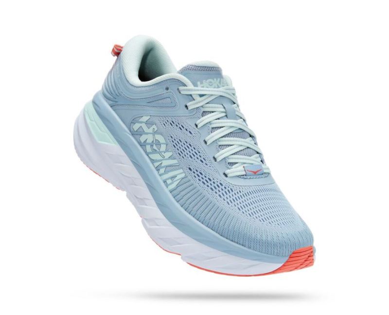 HOKA | WOMEN'S BONDI 7 BLUE FOG / BLUE GLASS