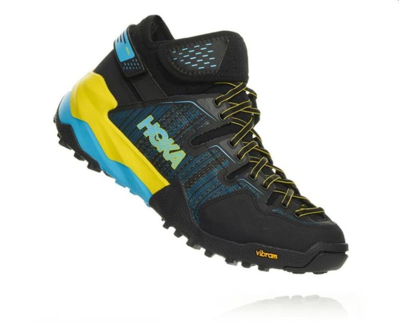 Hoka | Men's Sky Arkali Hiking Shoe Black / Cyan / Citrus